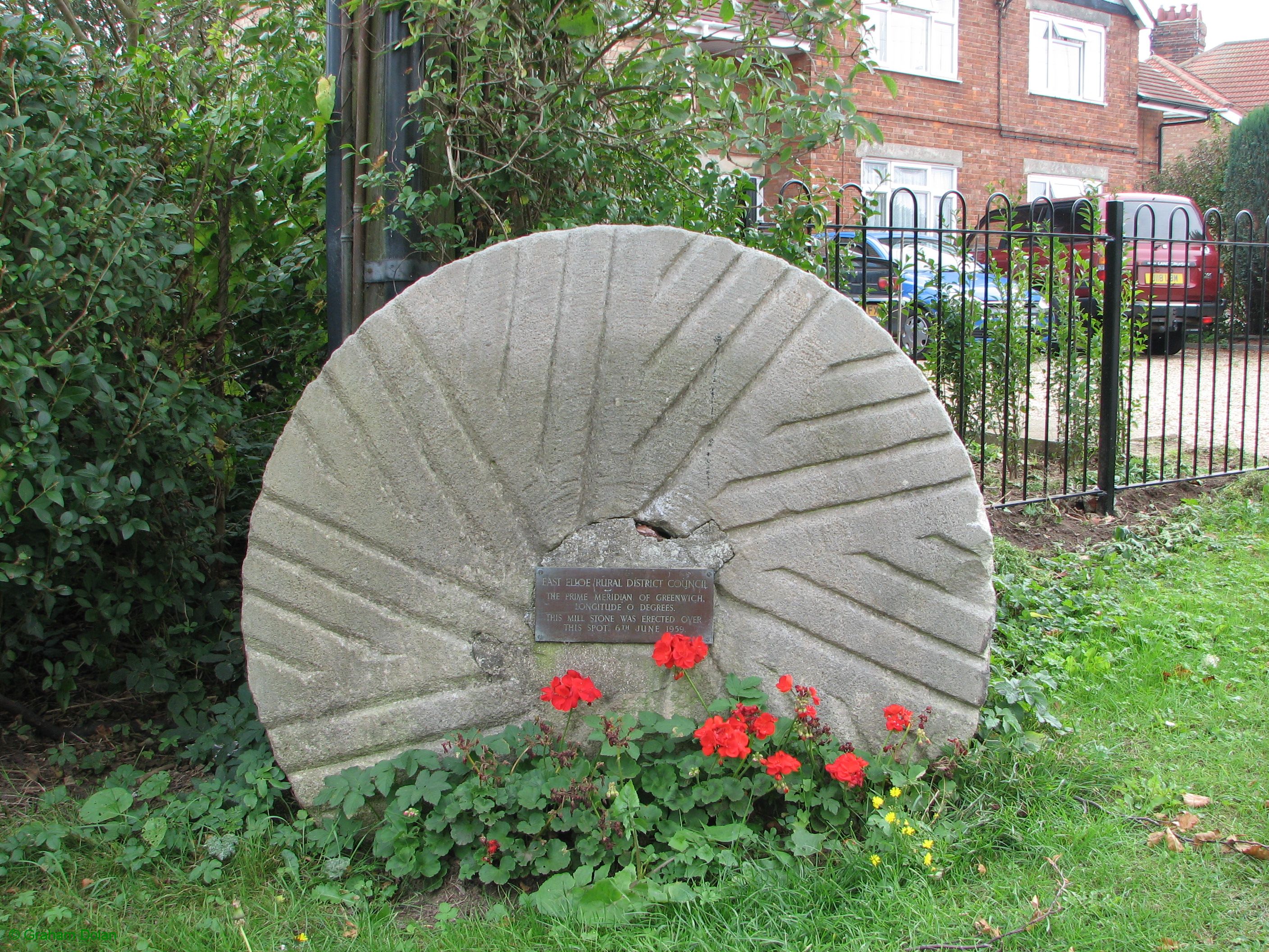 Greenwich Meridian Marker; England; Lincolnshire; Holbeach